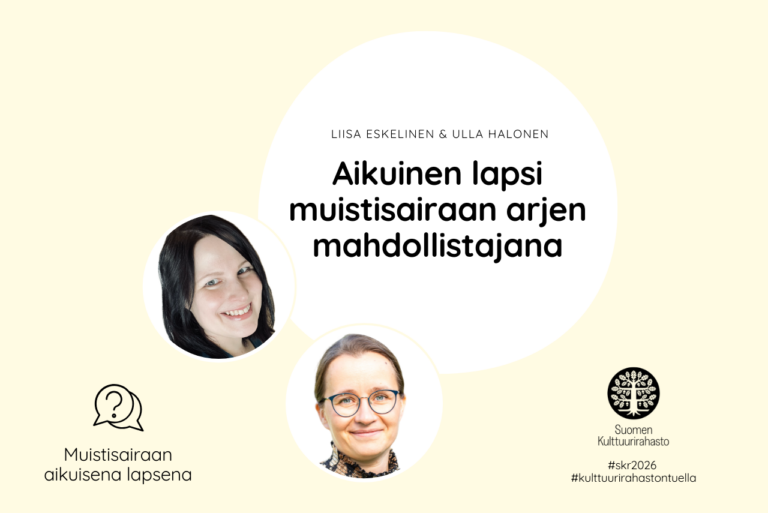  Aikuinen lapsi muistisairaan arjen mahdollistajana